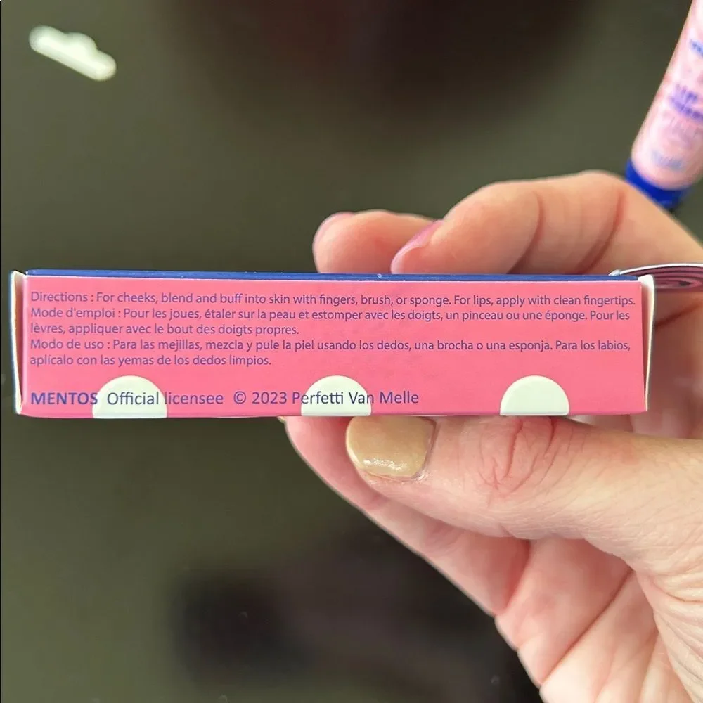 RUDE Cosmetics x Mentos Lip 'n Cheek Tint - Rosewood NIB